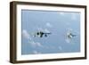 Brazilian Air Force A-1M (Left) and F-5Em Taken In-Flight During Exercise Cruzex-Stocktrek Images-Framed Photographic Print