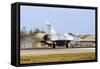 Brazilian Air Force F-2000 Taking Off from Natal Air Force Base, Brazil-Stocktrek Images-Framed Stretched Canvas