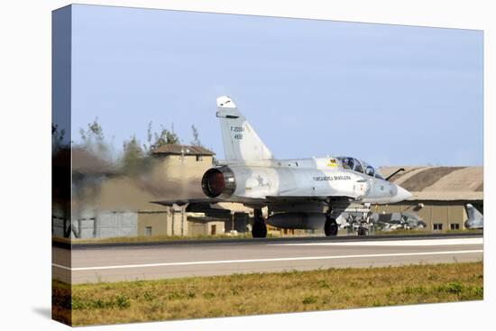 Brazilian Air Force F-2000 Taking Off from Natal Air Force Base, Brazil-Stocktrek Images-Stretched Canvas