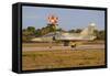 Brazilian Air Force F-2000 Taxiing at Natal Air Force Base, Brazil-Stocktrek Images-Framed Stretched Canvas