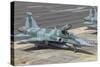 Brazilian Air Force F-5 at Natal Air Force Base, Brazil-Stocktrek Images-Stretched Canvas