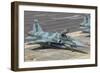 Brazilian Air Force F-5 at Natal Air Force Base, Brazil-Stocktrek Images-Framed Photographic Print