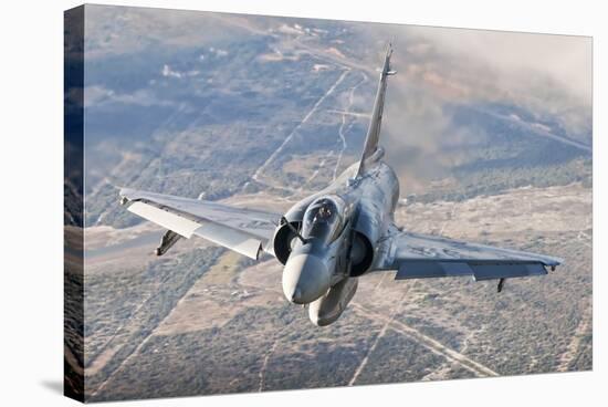 Brazilian Air Force Mirage 2000 Flying over Brazil-Stocktrek Images-Stretched Canvas