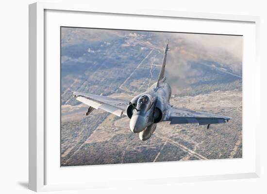 Brazilian Air Force Mirage 2000 Flying over Brazil-Stocktrek Images-Framed Photographic Print