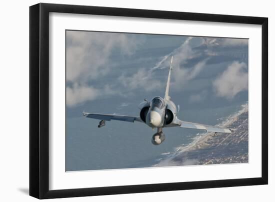 Brazilian Air Force Mirage 2000 in the Air over Brazil-Stocktrek Images-Framed Photographic Print