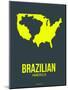 Brazilian America Poster 2-NaxArt-Mounted Art Print