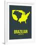 Brazilian America Poster 2-NaxArt-Framed Art Print