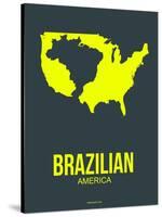 Brazilian America Poster 2-NaxArt-Stretched Canvas