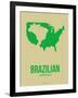 Brazilian America Poster 3-NaxArt-Framed Art Print