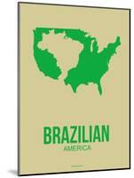 Brazilian America Poster 3-NaxArt-Mounted Art Print