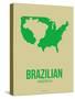 Brazilian America Poster 3-NaxArt-Stretched Canvas