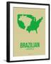 Brazilian America Poster 3-NaxArt-Framed Art Print