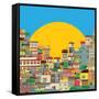 Brazilian Favela-Richard Laschon-Framed Stretched Canvas