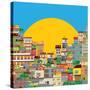 Brazilian Favela-Richard Laschon-Stretched Canvas