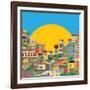 Brazilian Favela-Richard Laschon-Framed Photographic Print