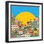 Brazilian Favela-Richard Laschon-Framed Photographic Print