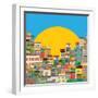 Brazilian Favela-Richard Laschon-Framed Photographic Print