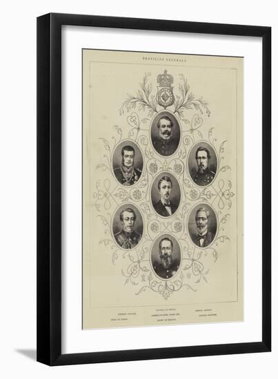 Brazilian Generals-null-Framed Giclee Print