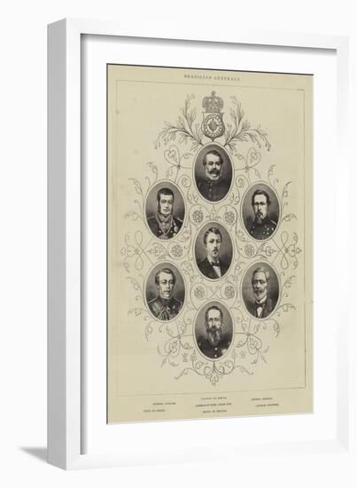 Brazilian Generals-null-Framed Giclee Print