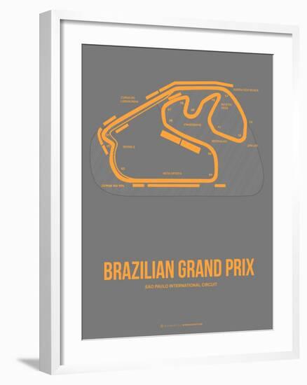 Brazilian Grand Prix 1-NaxArt-Framed Art Print