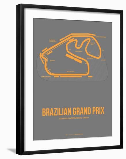 Brazilian Grand Prix 1-NaxArt-Framed Art Print