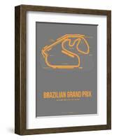 Brazilian Grand Prix 1-NaxArt-Framed Art Print