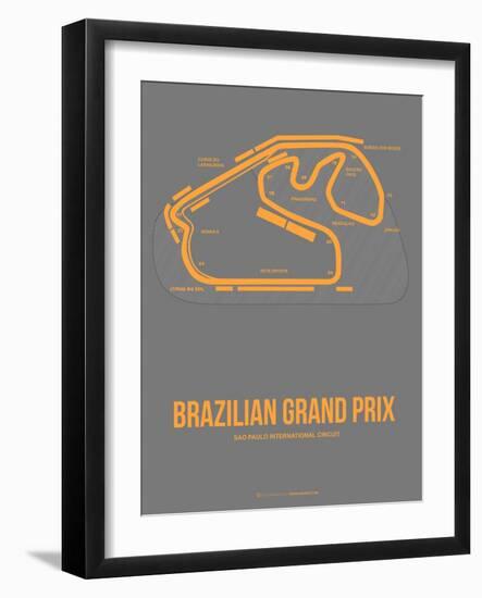 Brazilian Grand Prix 1-NaxArt-Framed Art Print