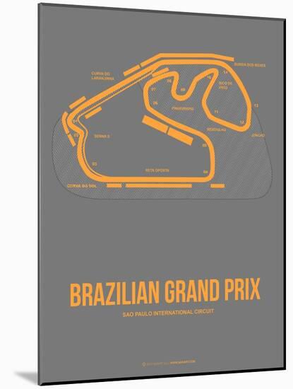 Brazilian Grand Prix 1-NaxArt-Mounted Art Print