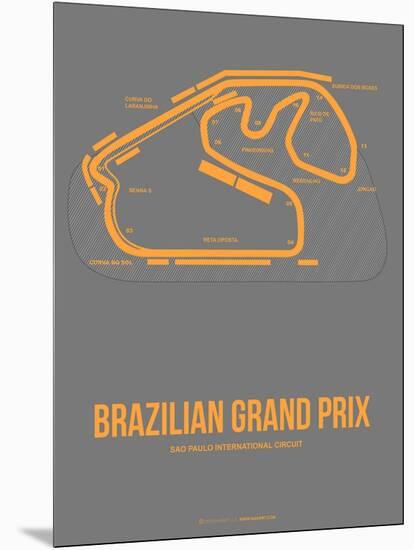 Brazilian Grand Prix 1-NaxArt-Mounted Art Print