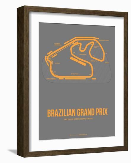 Brazilian Grand Prix 1-NaxArt-Framed Art Print