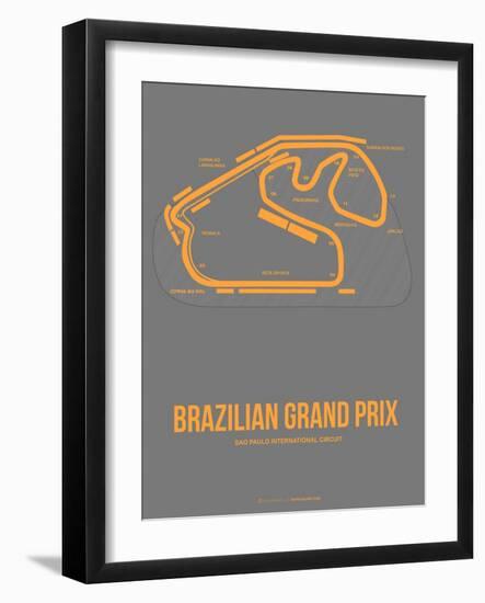 Brazilian Grand Prix 1-NaxArt-Framed Art Print