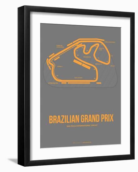 Brazilian Grand Prix 1-NaxArt-Framed Art Print