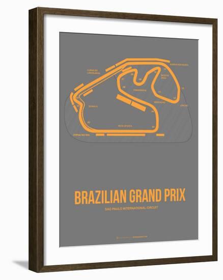 Brazilian Grand Prix 1-NaxArt-Framed Art Print
