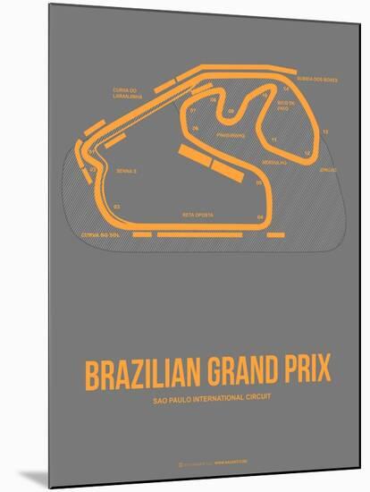 Brazilian Grand Prix 1-NaxArt-Mounted Art Print