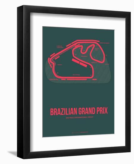 Brazilian Grand Prix 2-NaxArt-Framed Art Print