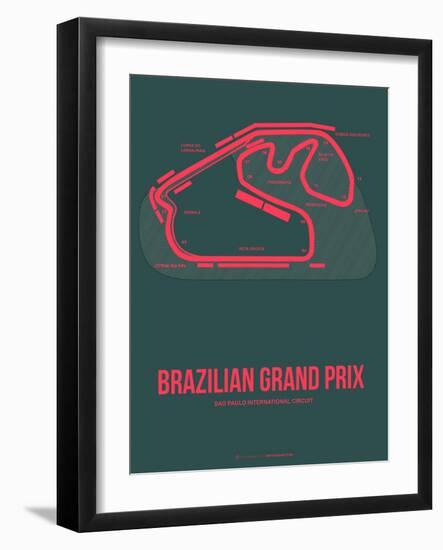 Brazilian Grand Prix 2-NaxArt-Framed Art Print