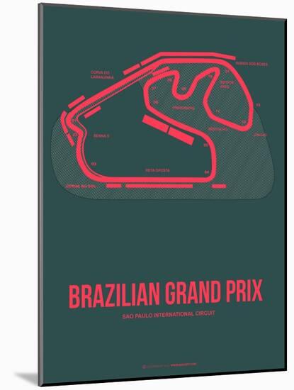 Brazilian Grand Prix 2-NaxArt-Mounted Art Print