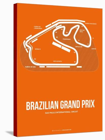 Brazilian Grand Prix 3-NaxArt-Stretched Canvas
