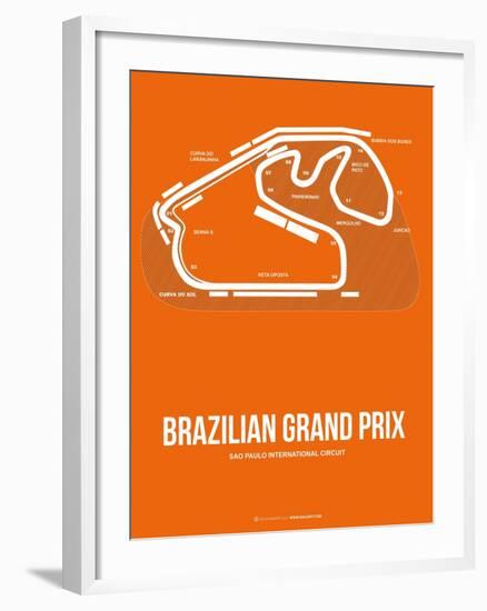 Brazilian Grand Prix 3-NaxArt-Framed Art Print