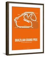 Brazilian Grand Prix 3-NaxArt-Framed Art Print