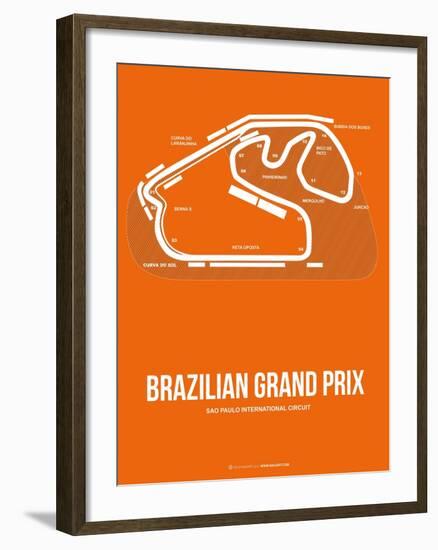 Brazilian Grand Prix 3-NaxArt-Framed Art Print