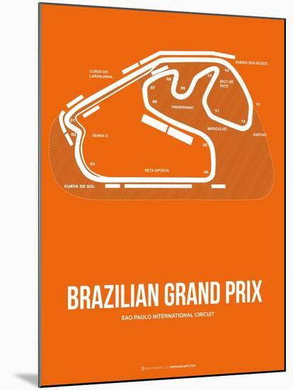 Brazilian Grand Prix 3-NaxArt-Mounted Art Print