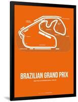 Brazilian Grand Prix 3-NaxArt-Framed Art Print