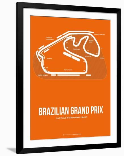 Brazilian Grand Prix 3-NaxArt-Framed Art Print