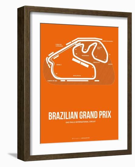 Brazilian Grand Prix 3-NaxArt-Framed Art Print