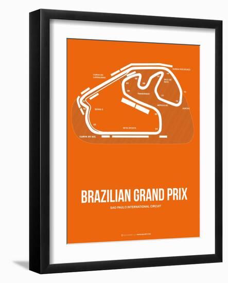 Brazilian Grand Prix 3-NaxArt-Framed Art Print