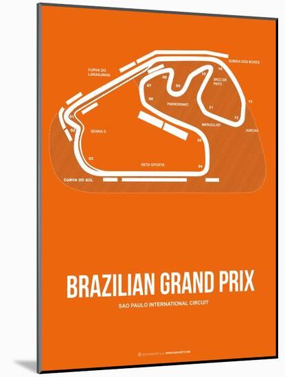 Brazilian Grand Prix 3-NaxArt-Mounted Art Print