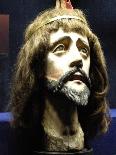 Head of Christ (Wood and Human Hair)-Brazilian-Giclee Print