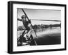 Brazilian Indian Fishing with a Bow and Arrow-Stan Wayman-Framed Photographic Print