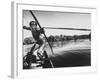 Brazilian Indian Fishing with a Bow and Arrow-Stan Wayman-Framed Photographic Print